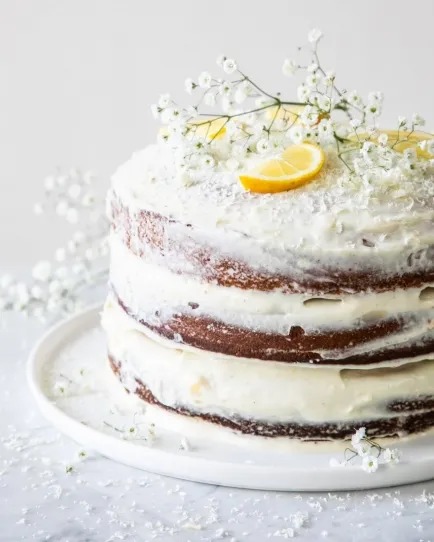 Naked cake à la crème de citron