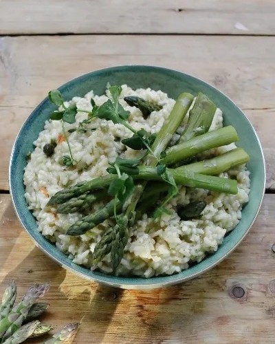Risotto met asperges
