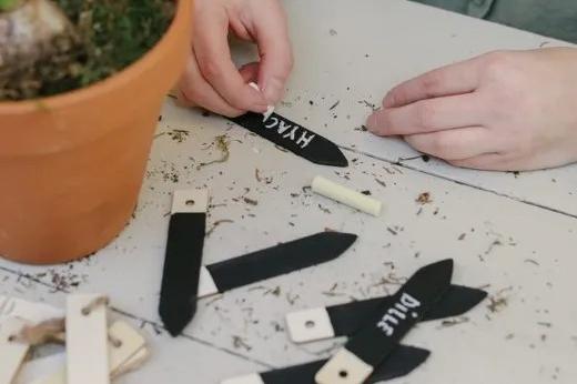 DIY: Dip dye steeketiketten